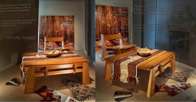Sillón Yuco y la mesa QuilaQuina de Patricio Machado acompañados Sillón Yuco y la mesa QuilaQuina de Patricio Machado acompañados