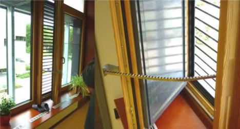 Ventanas: apertura por contorl remoto de la cremallera de la ventana para ventilacion.