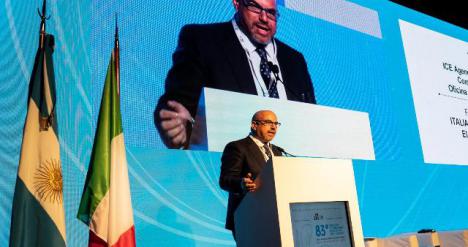 Luigi D Aprea, director de ICE Agencia Italiana para el  Comercio Exterior 