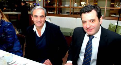 De Izq. a Der.: Sergio Corian  de Corian Marketing y Marcelo Waisman Gerente de Arquitectura de Irsa