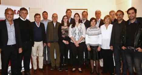 Los asistentes al debate