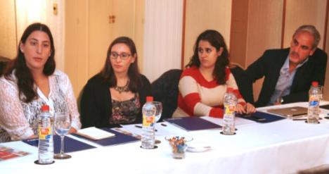 De Izq. a Der: Denise Sztern, Luz Crescini, Laura Sauri Troncoso y Sergio Corian