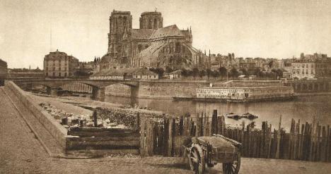 Notre Dame desde el este, sin aguja-1846