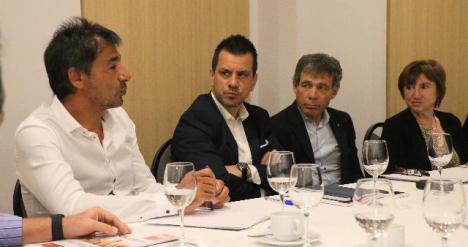 De Izq. a Der.: Fabio Galli, Miguel Prosianiuk, Sergio Eiberman y Alicia Esteban
