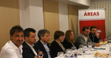 De izq. a Der.: Flavio Galli, Miguel Prosianiuk, Sergio Eiberman, Alicia Esteban, Graciana Calcavecchia, Enrique Lynch y Carlos Sorrenti