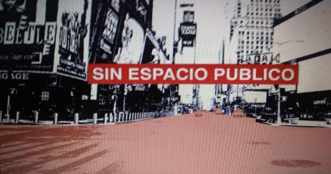 Ciudades alteradas por ausencia de pblico.