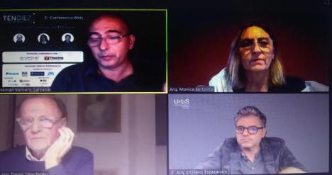 Hernn Barbero, Mnica Bertolino (arriba) Daniel Silberfaden y Emiliano Espasandin (abajo)